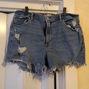 Abercrombie & Fitch The 4in Mom Short High Rise